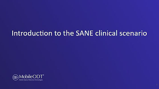 Introduction to the SANE clinical scenario